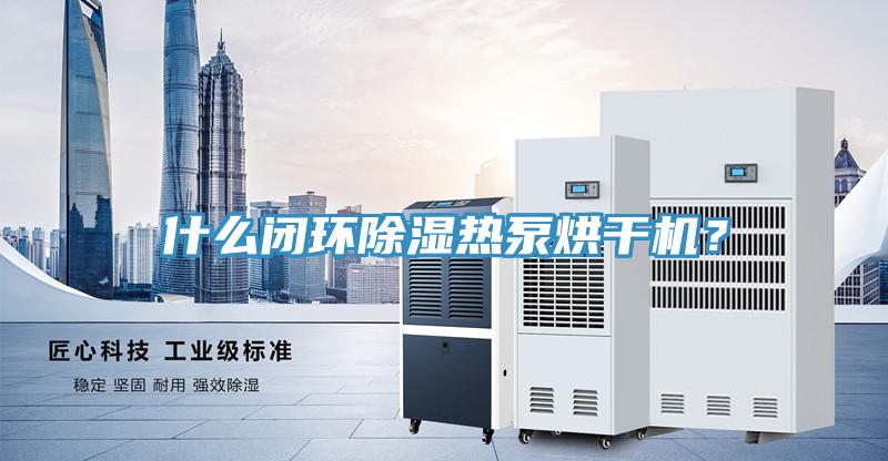 什么闭环除湿热泵烘干机？