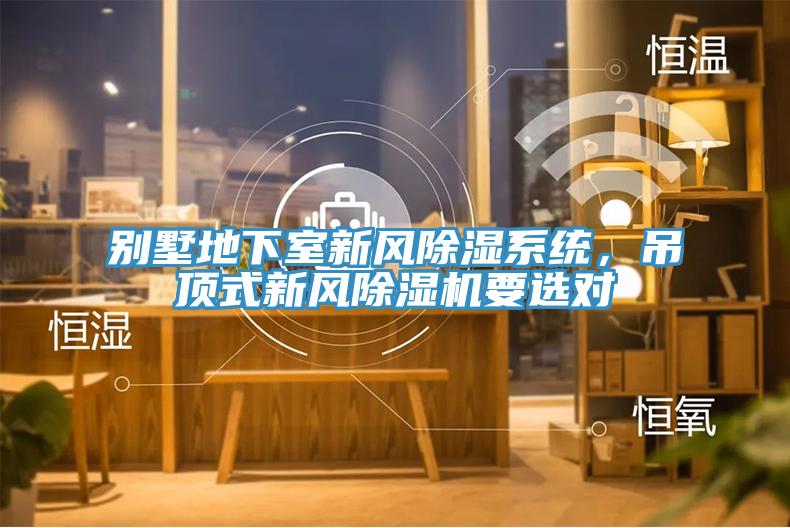 别墅地下室新风除湿系统，吊顶式新风免费看操逼软件要选对