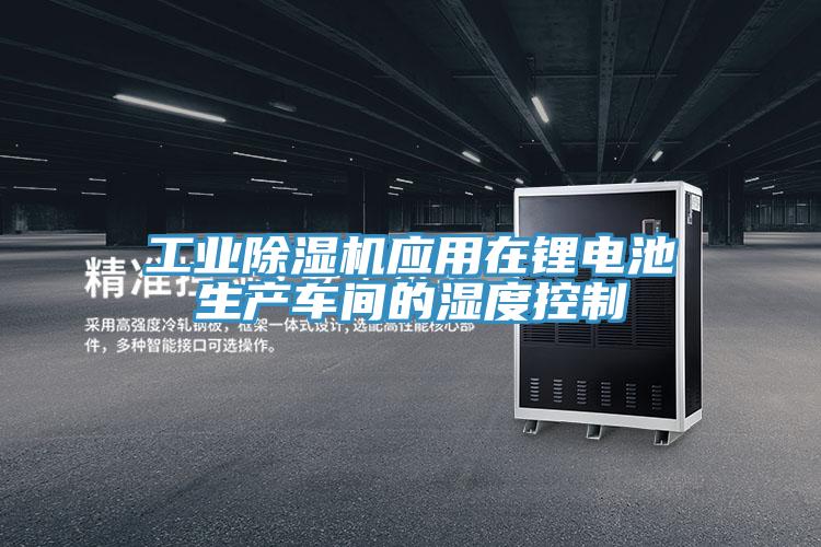 工业免费看操逼软件应用在锂电池生产车间的湿度控制