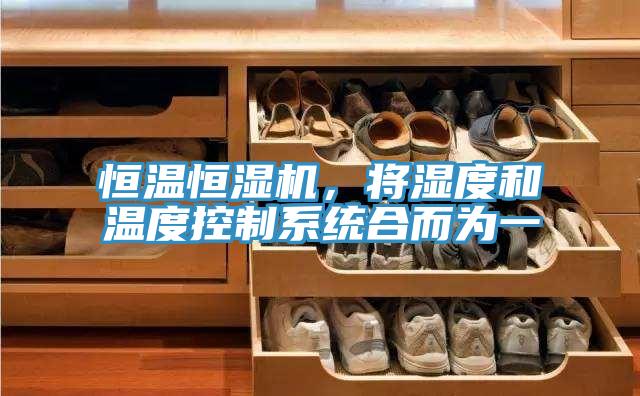 恒温恒湿机，将湿度和温度控制系统合而为一