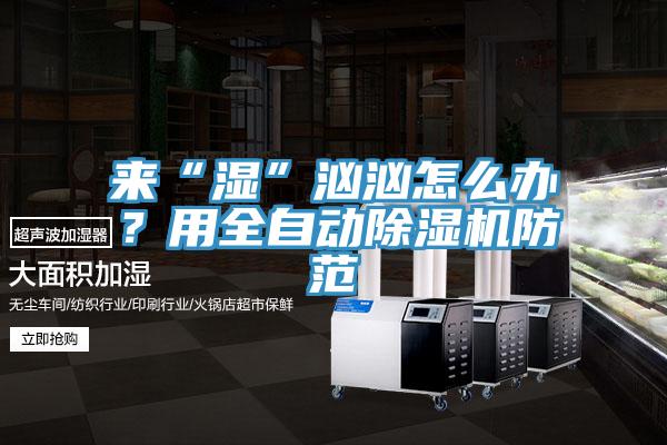 来“湿”汹汹怎么办？用全自动免费看操逼软件防范