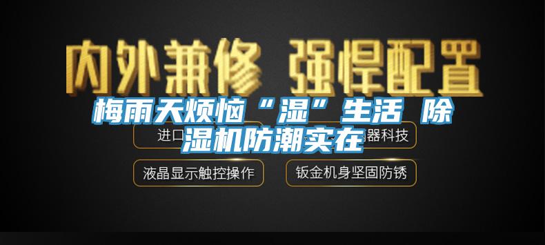 梅雨天烦恼“湿”生活 免费看操逼软件防潮实在