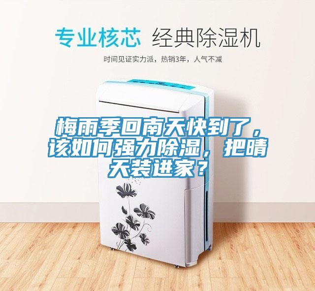梅雨季回南天快到了，该如何强力除湿，把晴天装进家？