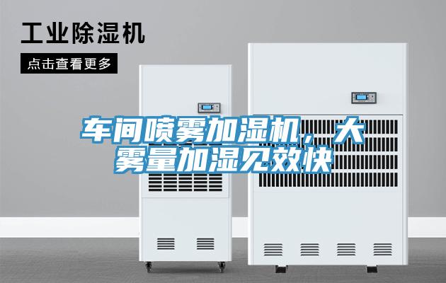 车间喷雾加湿机，大雾量加湿见效快