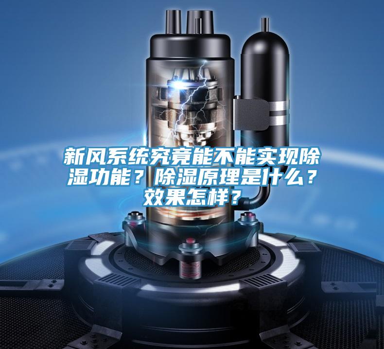 新风系统究竟能不能实现除湿功能？除湿原理是什么？效果怎样？