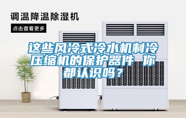 这些风冷式冷水机制冷压缩机的保护器件 你都认识吗？