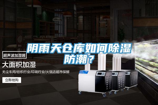 阴雨天仓库如何除湿防潮？