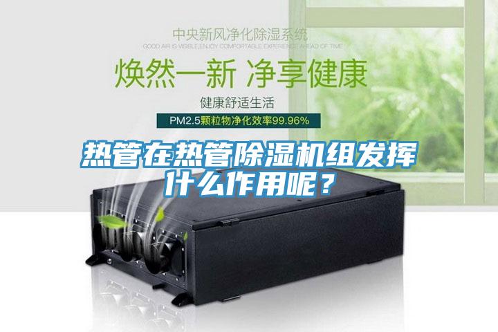 热管在热管免费看操逼软件组发挥什么作用呢？