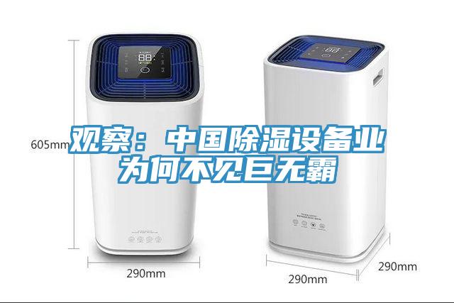 观察：中国除湿设备业为何不见巨无霸