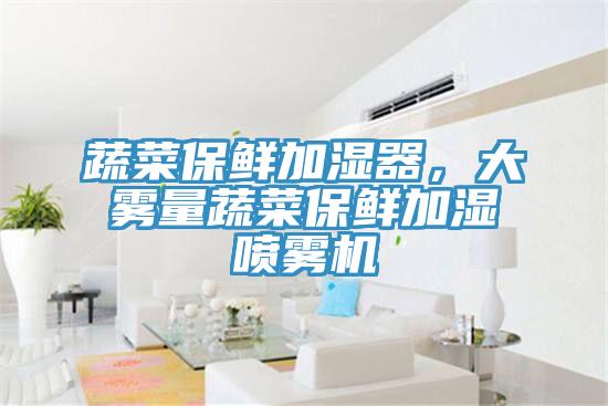 蔬菜保鲜加湿器，大雾量蔬菜保鲜加湿喷雾机