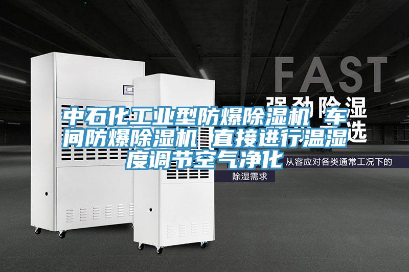 中石化工业型防爆免费看操逼软件 车间防爆免费看操逼软件 直接进行温湿度调节空气净化