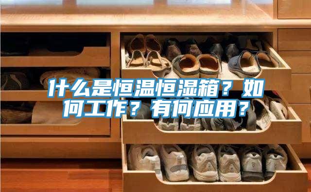 什么是恒温恒湿箱？如何工作？有何应用？