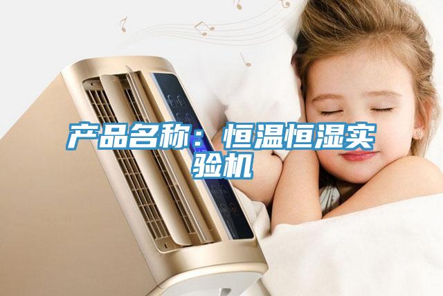 产品名称：恒温恒湿实验机