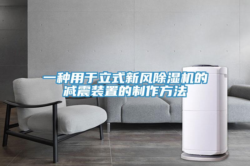 一种用于立式新风免费看操逼软件的减震装置的制作方法