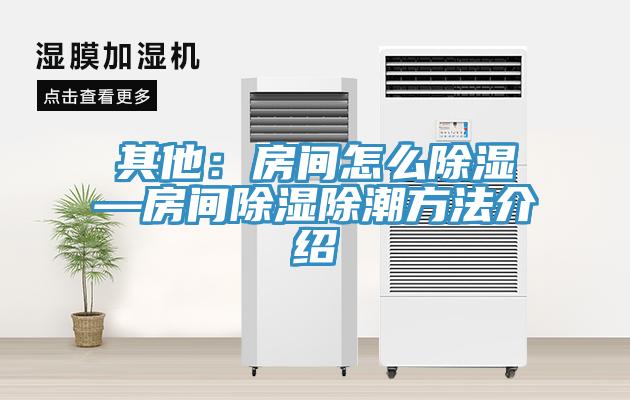 其他：房间怎么除湿—房间除湿除潮方法介绍