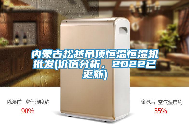 内蒙古松越吊顶恒温恒湿机批发(价值分析，2022已更新)