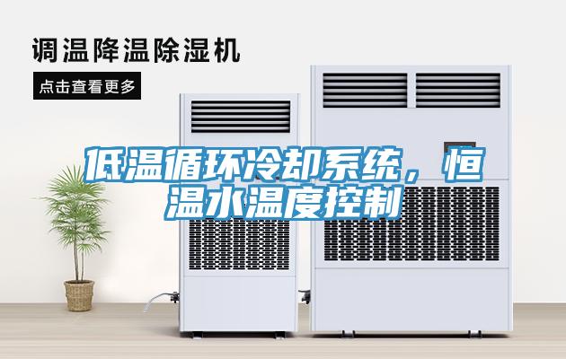 低温循环冷却系统，恒温水温度控制