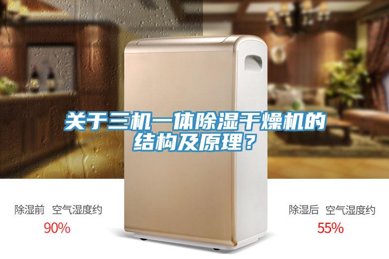 关于三机一体除湿干燥机的结构及原理？