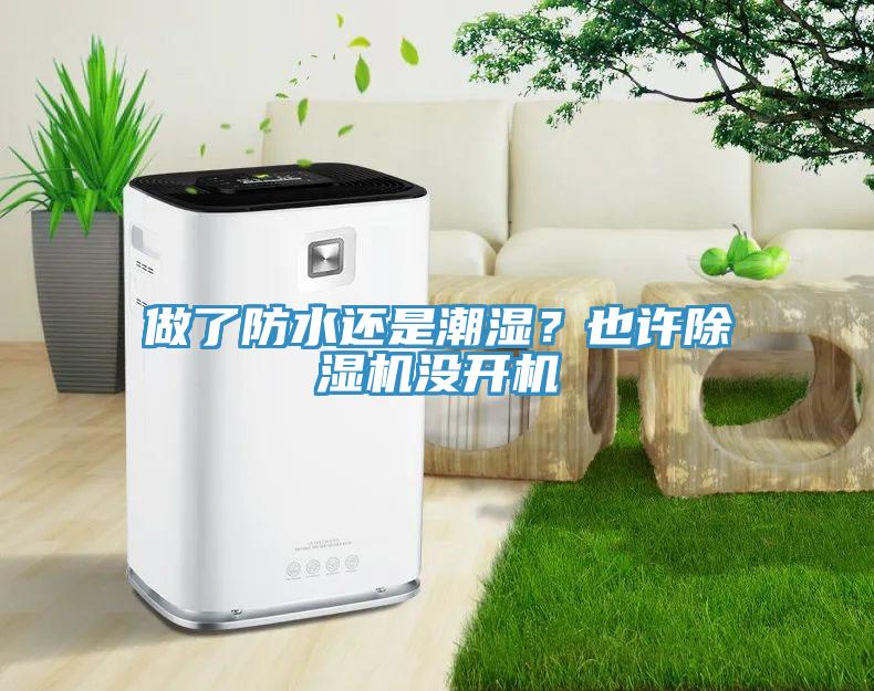 做了防水还是潮湿？也许免费看操逼软件没开机