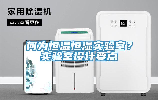 何为恒温恒湿实验室？实验室设计要点