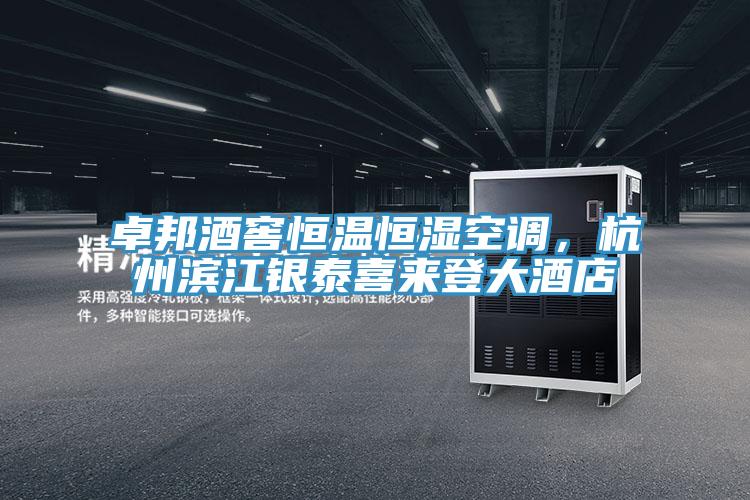 卓邦酒窖恒温恒湿空调，杭州滨江银泰喜来登大酒店