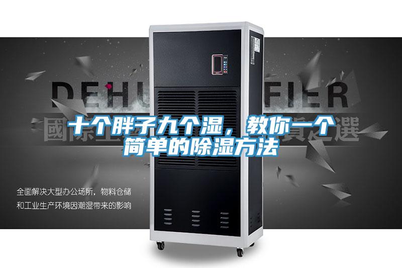 十个胖子九个湿，教你一个简单的除湿方法
