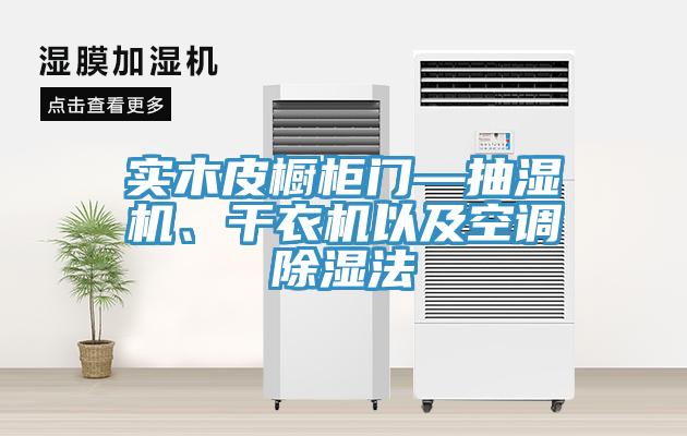 实木皮橱柜门—抽湿机、干衣机以及空调除湿法