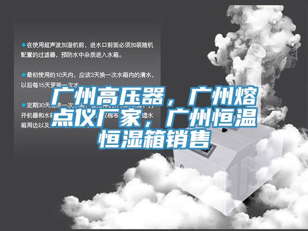 广州高压器，广州熔点仪厂家，广州恒温恒湿箱销售
