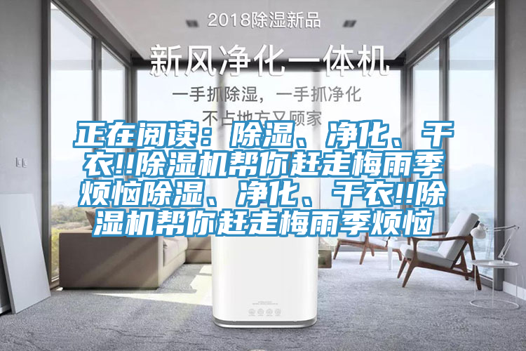 正在阅读：除湿、净化、干衣!!免费看操逼软件帮你赶走梅雨季烦恼除湿、净化、干衣!!免费看操逼软件帮你赶走梅雨季烦恼