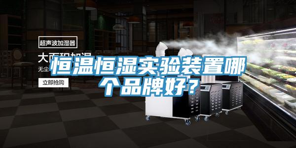 恒温恒湿实验装置哪个品牌好？