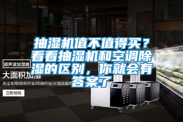 抽湿机值不值得买？看看抽湿机和空调除湿的区别，你就会有答案了