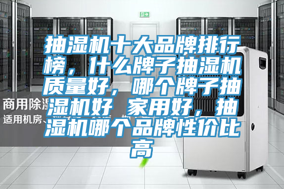 抽湿机十大品牌排行榜，什么牌子抽湿机质量好，哪个牌子抽湿机好 家用好，抽湿机哪个品牌性价比高
