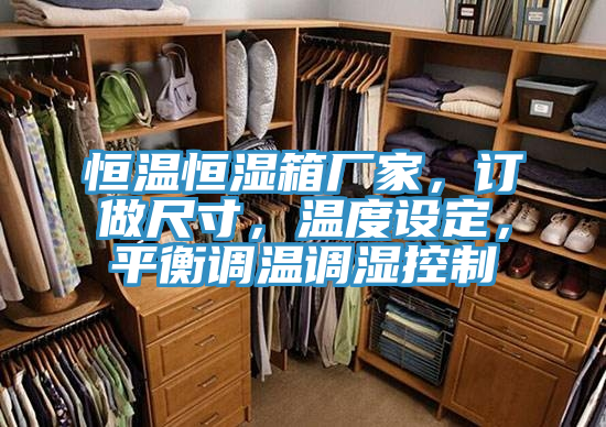 恒温恒湿箱厂家，订做尺寸，温度设定，平衡调温调湿控制