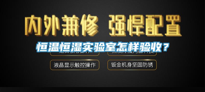 恒温恒湿实验室怎样验收？