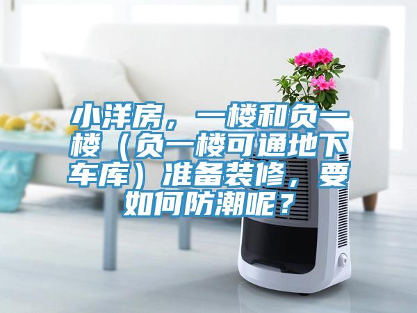 小洋房，一楼和负一楼（负一楼可通地下车库）准备装修，要如何防潮呢？