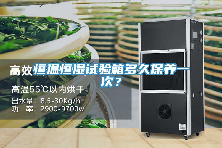 恒温恒湿试验箱多久保养一次？