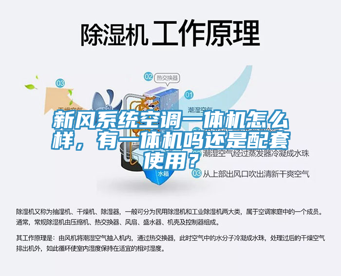 新风系统空调一体机怎么样，有一体机吗还是配套使用？