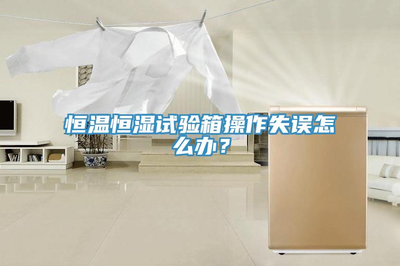 恒温恒湿试验箱操作失误怎么办？