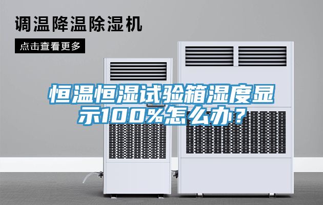 恒温恒湿试验箱湿度显示100%怎么办？