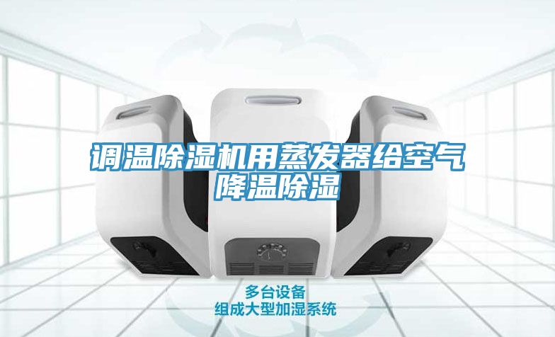 调温免费看操逼软件用蒸发器给空气降温除湿