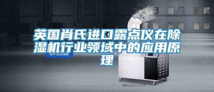 英国肖氏进口露点仪在免费看操逼软件行业领域中的应用原理