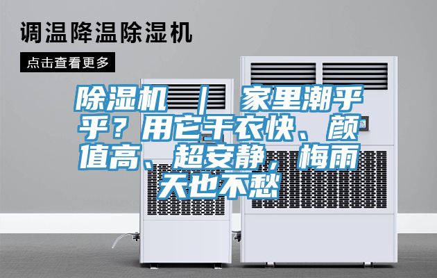 免费看操逼软件 ｜ 家里潮乎乎？用它干衣快、颜值高、超安静，梅雨天也不愁